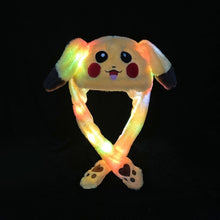 Load image into Gallery viewer, Kocozo Rabbit Hat with Moving Ears Cute Cartoon Toy Hat Airbag Kawaii Funny Toy Cap Kids Plush Toy Birthday Gift Hat for Girls